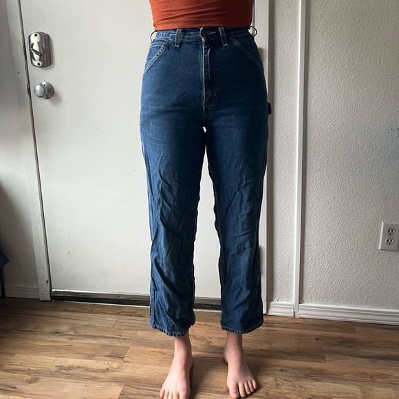 Carhartt high waisted wide leg jeans - Picture 3 of 6